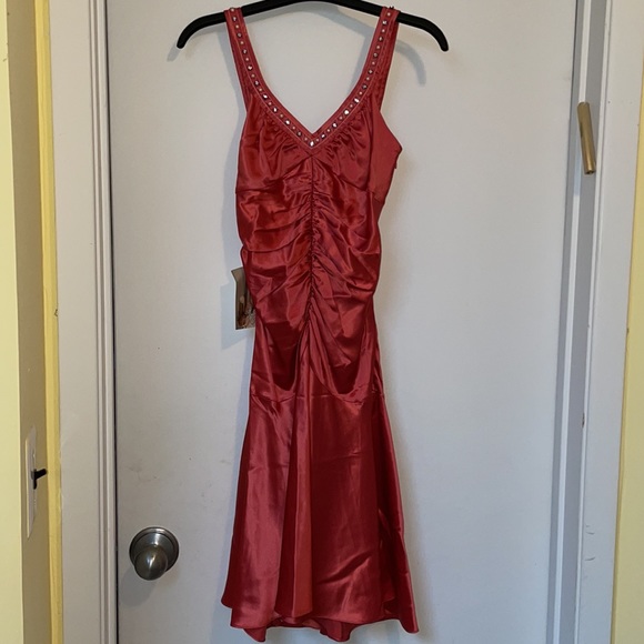 Betsey Johnson Dresses & Skirts - Betsey Johnson silk coral bead dress